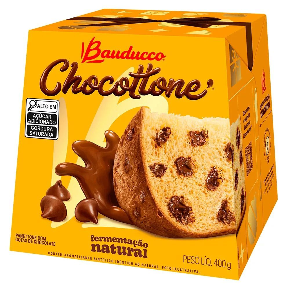 Пирог Panettone с кусочками шоколада нетто 400 г #1