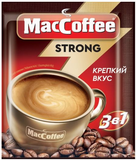 Кофейный напиток MacCoffee Стронг, 3 в 1, 50 шт #1