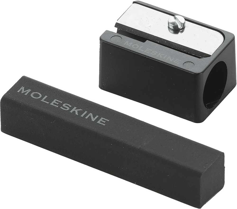 Набор ластик и точилка MOLESKINE ERASER AND SHARPENER SET EW2SRA блистер #1