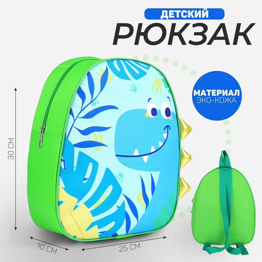 Рюкзак детский NAZAMOK Динозавр , 30 х 25 см #1