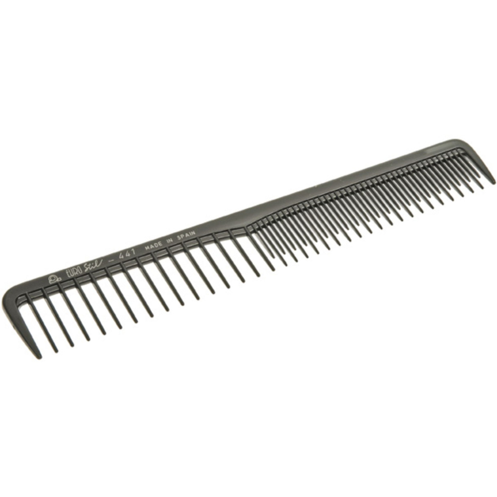 EUROSTIL Расчёска для окрашивания и начёса, чёрная, 17,5 см #1