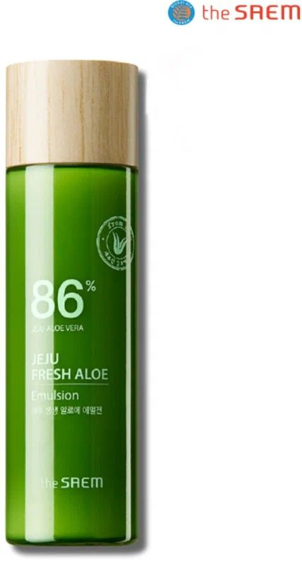 СМ Aloe Эмульсия для лица увлажняющая с алоэ Jeju Fresh Aloe Emulsion  #1