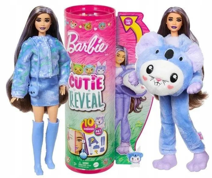 Кукла Barbie Cutie Reveal 2023 - кролик/коала, HRK26 #1