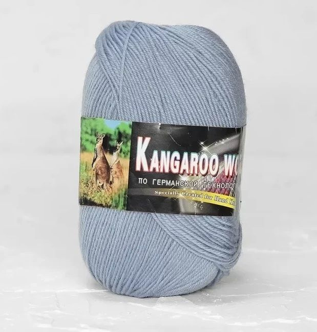 KANGAROO WOOL (Color City) (2600 / платина / комплект (2 мотка)) #1