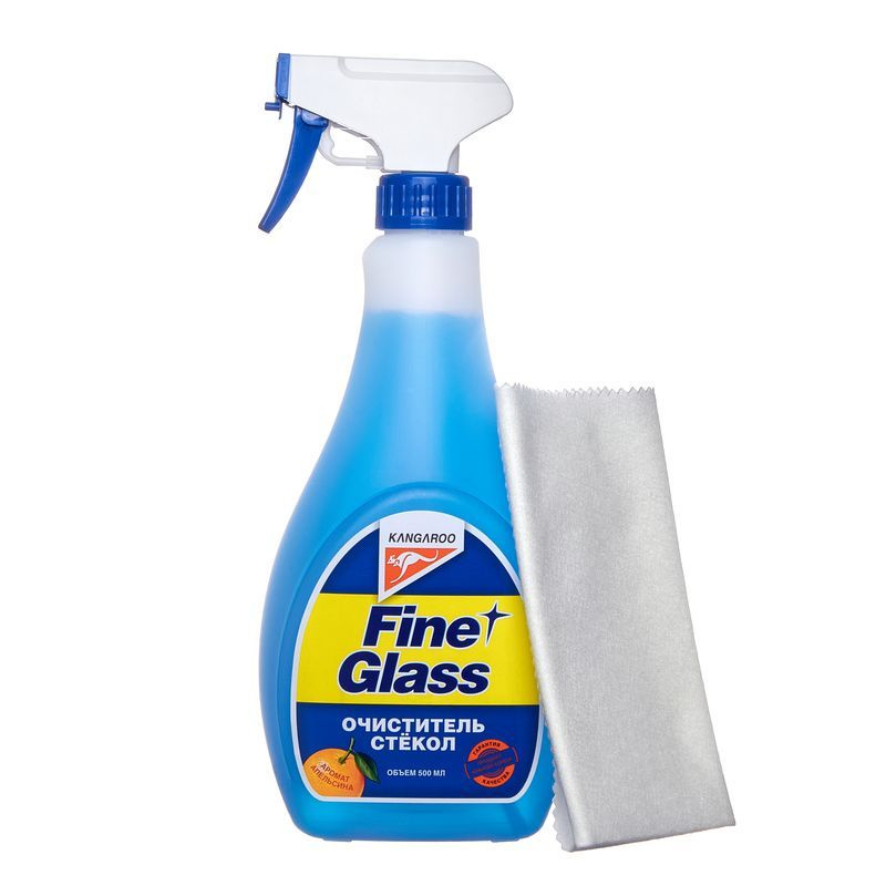 Очиститель стекол с запахом апельсина Fine glass, 500 мл #1