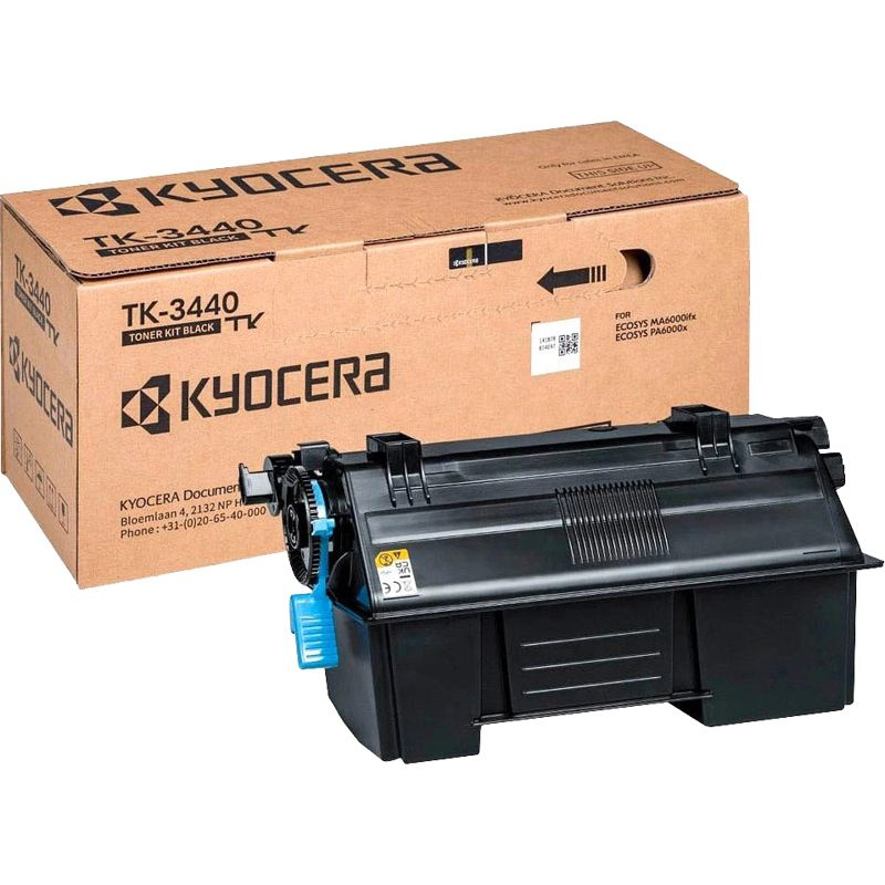 Картридж для принтера Kyocera, черный, 40000 стр, совместим с Kyocera TK-3440 (1T0C0T0NL0)  #1