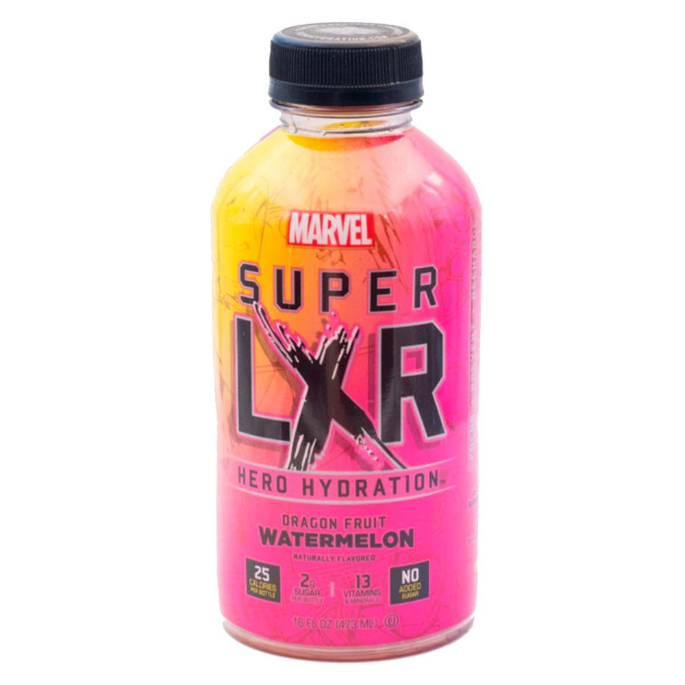 Холодный чай со вкусом Драгонфрута и Арбуза AriZona Marvel Super LXR, 473мл  #1