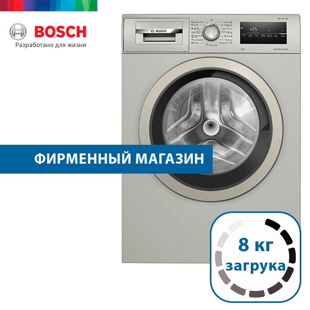Отдельностоящая стиральная машина BOSCH WAN2420XME, 8 кг, 1200 об/мин, 15 программ, полная защита от #1