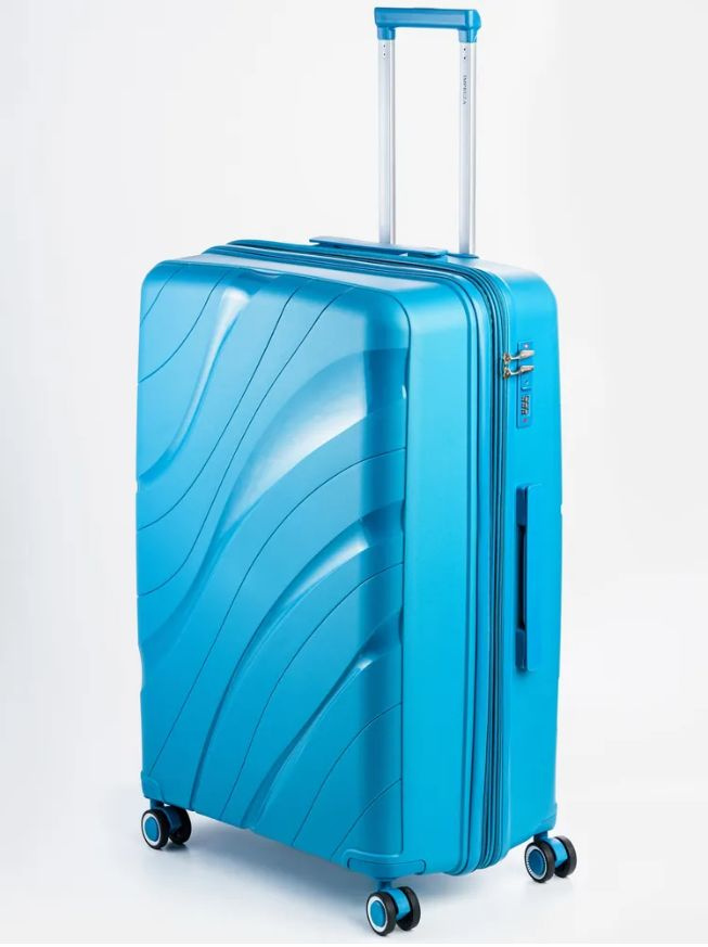 Impreza чемодан для туризма и путешествий (9001), размер L, бирюзовый  #1