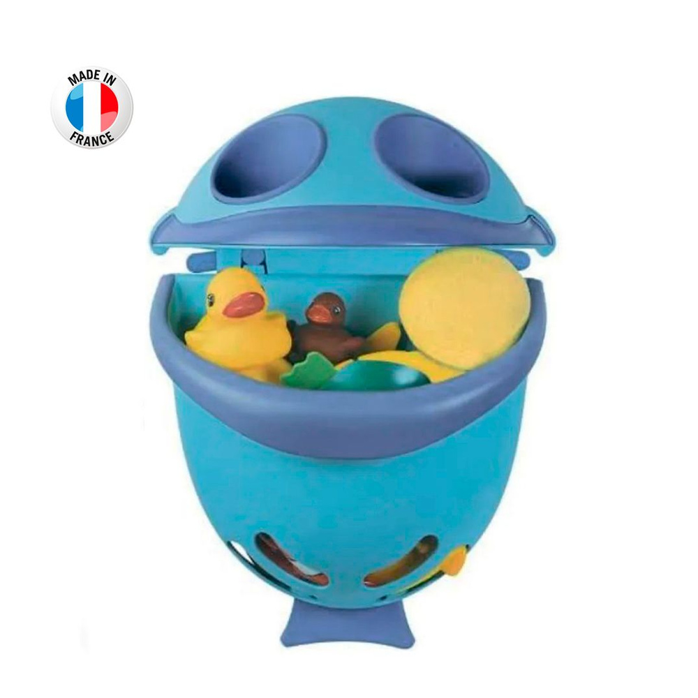 Thermobaby корзина для хранения детских игрушек в ванной комнате "Bubble Fish, Франция, голубой/синий #1
