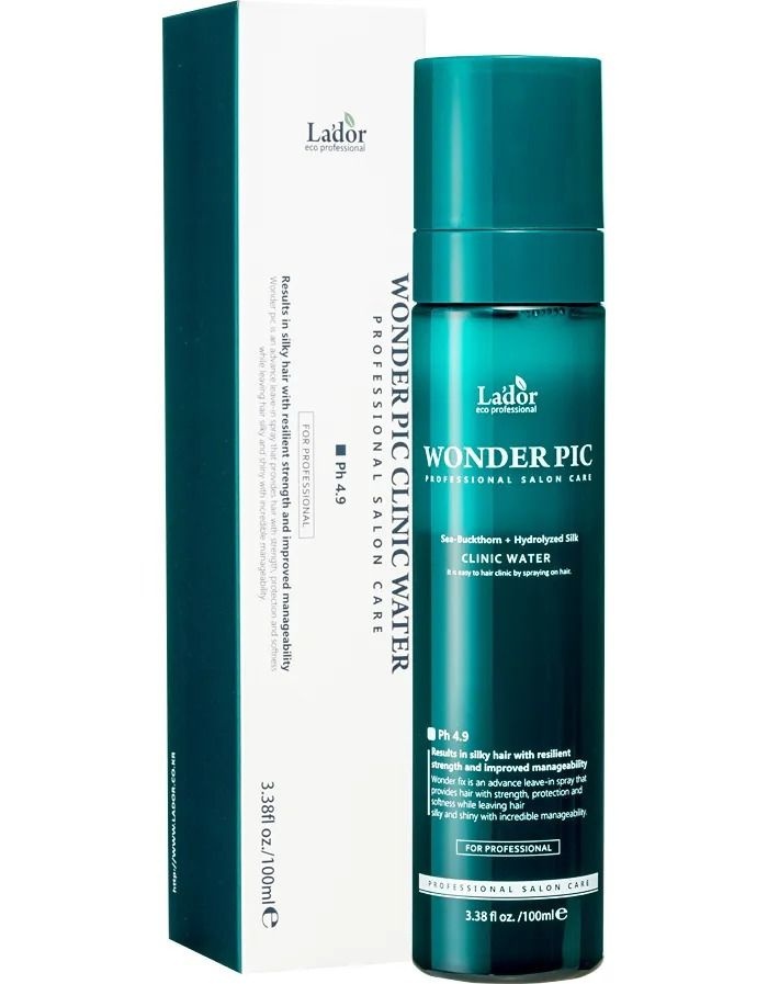 Lador Увлажняющий мист для укрепления и защиты волос Wonder Pic Clinic Water, 100 ml  #1