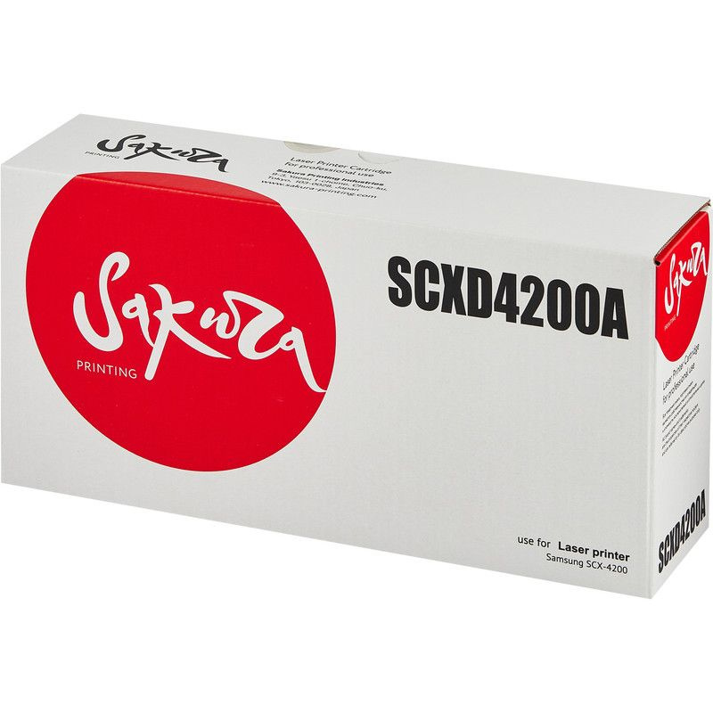 Картридж Sakura SCXD4200A для Samsung SCX-4200, черный, 3000 к. #1