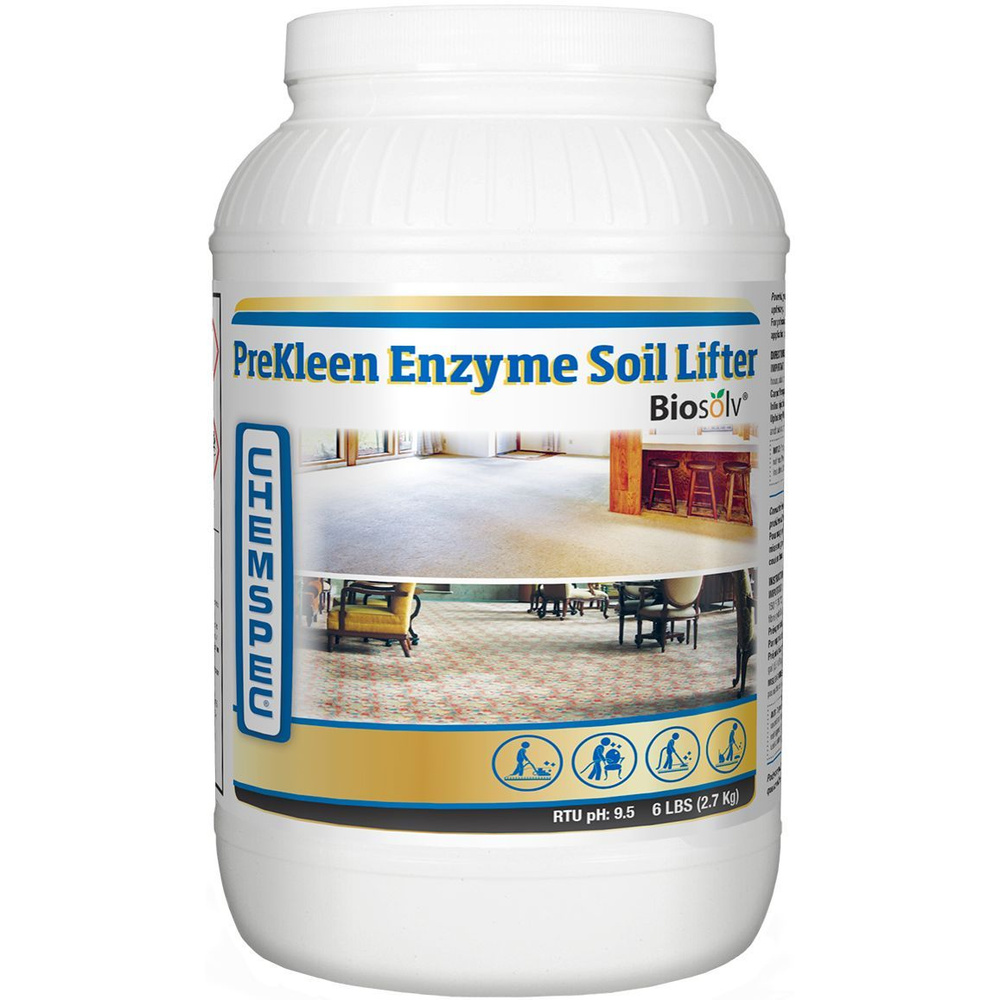 Prekleen Enzyme Soil Lifter Chemspec Щадящий преспрей для удаления белковых загрязнений, 2,7 кг  #1