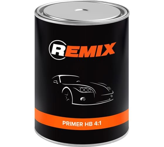 Акриловый грунт REMIX 2K HB 4:1 черный, 0,8 л RM451221 #1