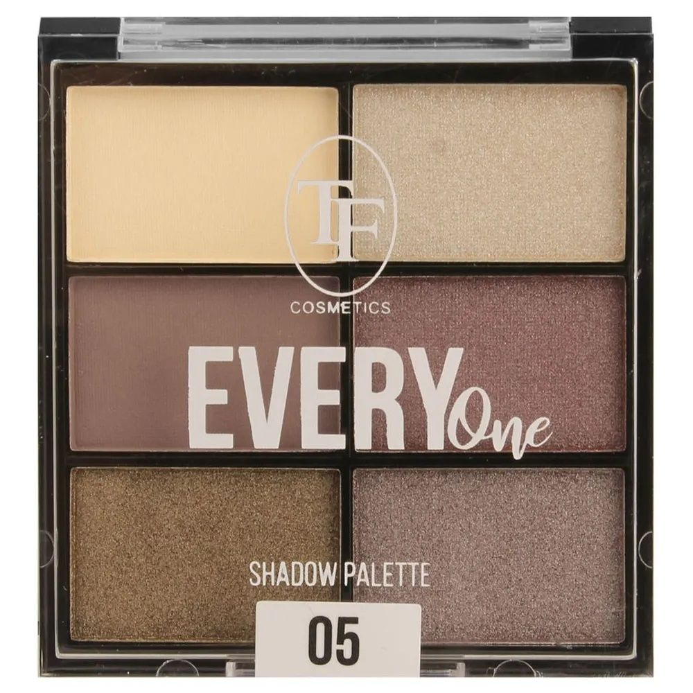 Тени для век TF Cosmetics "Every One", тон 05, бежево-розовые, 6 цветов, СTE 37  #1