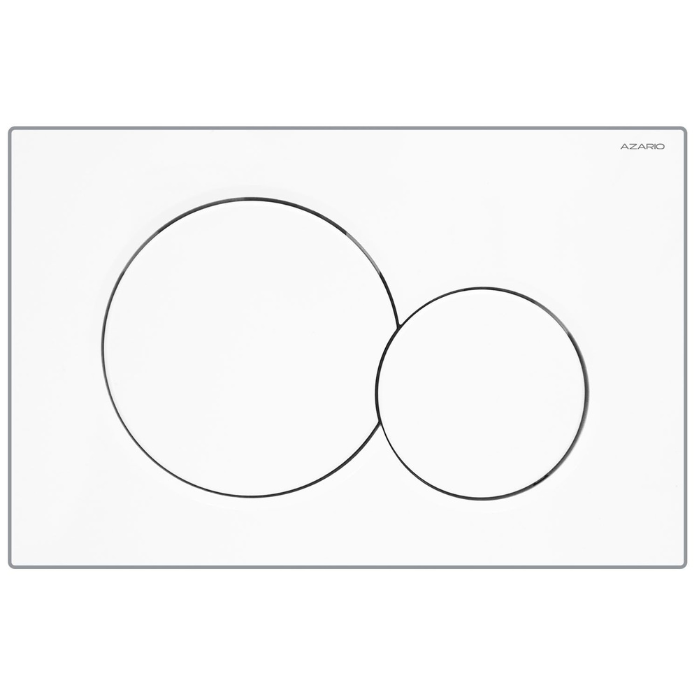 Кнопка смыва для инсталляции Azario AZ-501A белая глянцевая (AZ-010.01)  #1