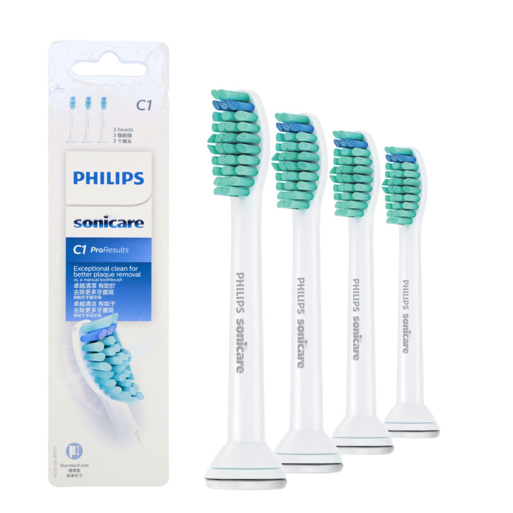 Philips Sonicare C1 Простая чистка Стандартные насадки для звуковых зубных щеток HX 6015/03Упаковка из #1