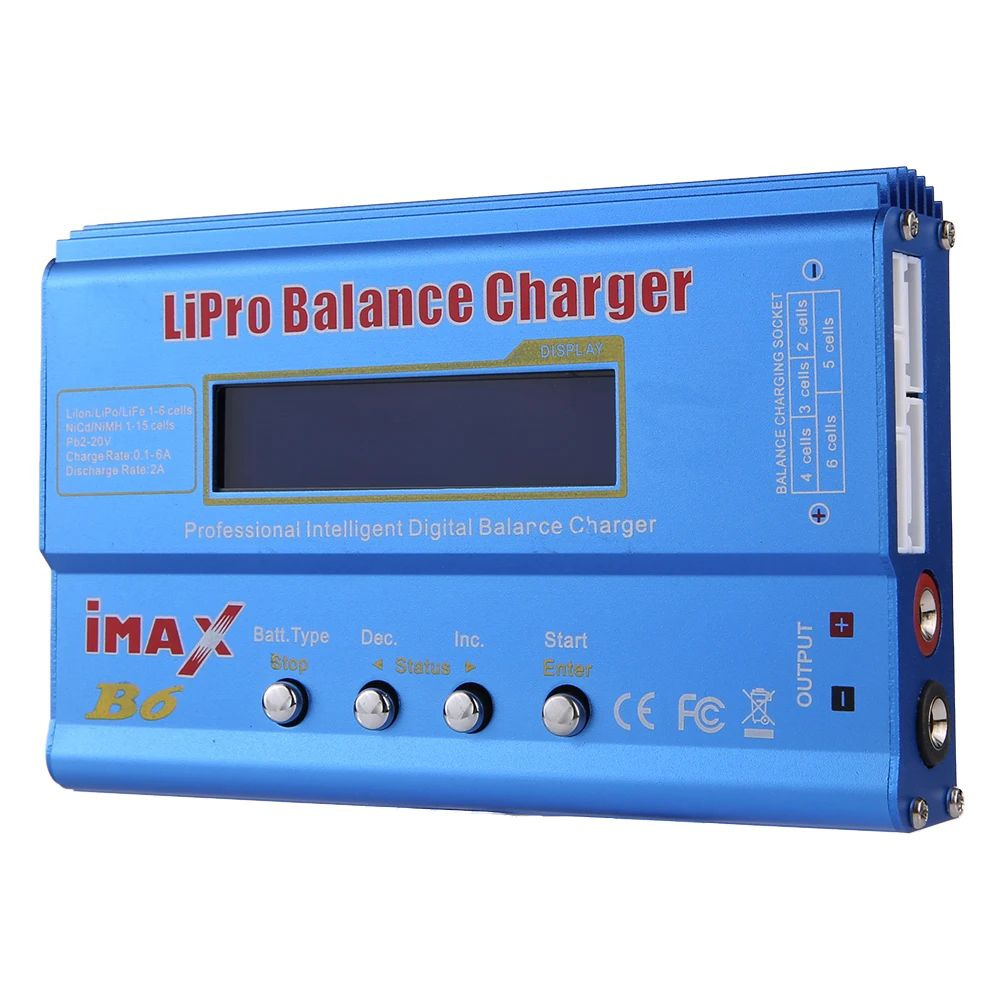 Зарядное устройство iMAX B6 AC RC 80W + блок питания 12V 6A, для литий-ионный Li-Ion, LiPo, LiFe, NiCd #1