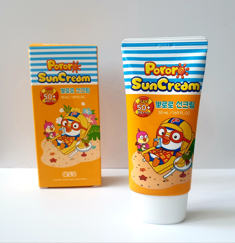 Pororo Детский солнцезащитный крем Sun Cream SPF50+(50ml.) #1