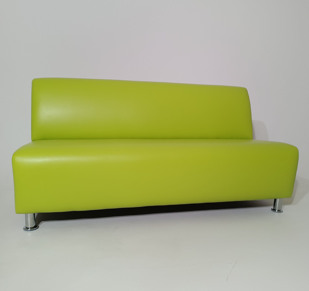 RONUM Прямой диван, механизм Нераскладной, 150х67х77 см,светло-зеленый  #1