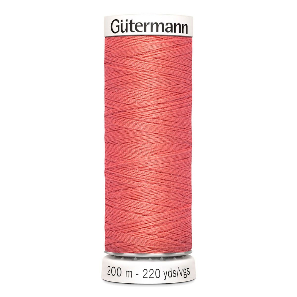 Нить Gutermann, Sew-All 100/200м для всех материалов, 100% п/э, цвет 896 грейпфрутовый  #1