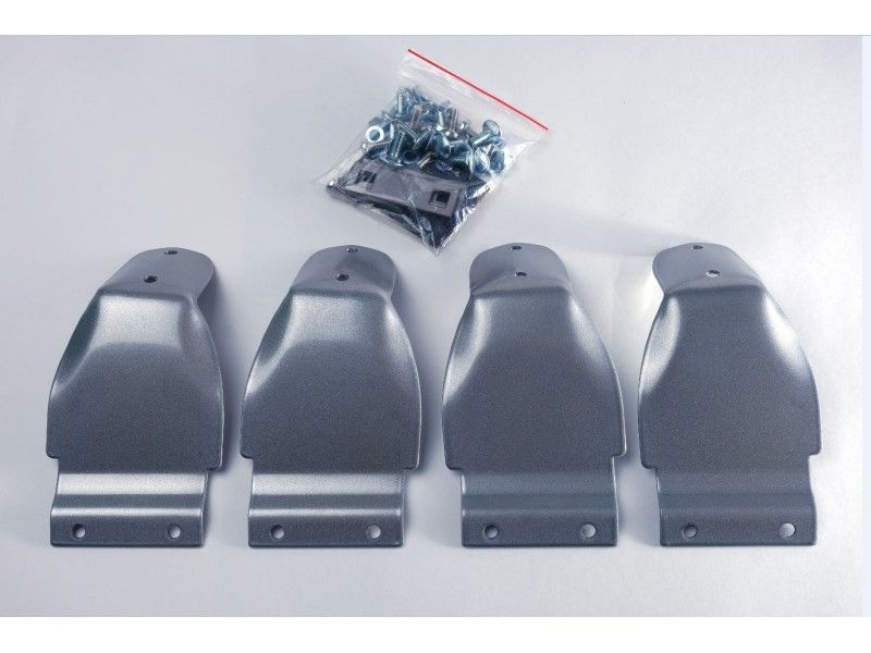 Комплект опор багажника Лада Гранта, Лада Калина, Датсун (нержавеющая сталь, серебристые) 4 шт. / Ultra-Box #1