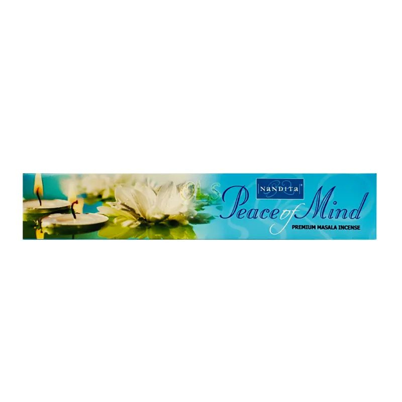 PEACE OF MIND Premium Masala Incense, Nandita (ДУШЕВНОЕ СПОКОЙСТВИЕ премиум благовония палочки, Нандита), #1