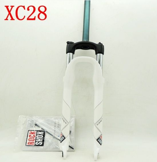 Вилка велосипедная 26" Rock Shox XC28 Mg TK (масляная), 1 1/8", 100мм, шток 210 мм  #1