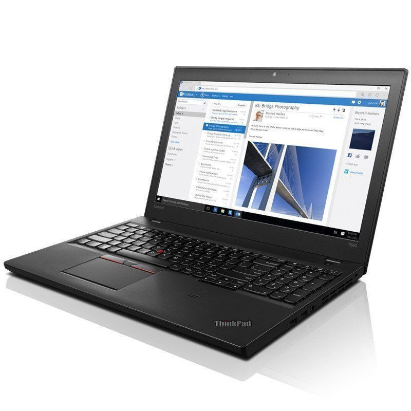 Lenovo Lenovo ThinkPad T560 Ноутбук 15.6", Intel Core i7-6500U, RAM 16 ГБ, HDD 512 ГБ, Windows Pro, черный, #1