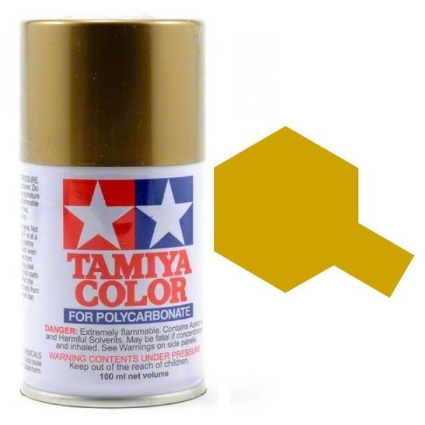 TAMIYA PS-13 Gold (Золотая) Краска аэрозольная для поликарбоната лексана  #1