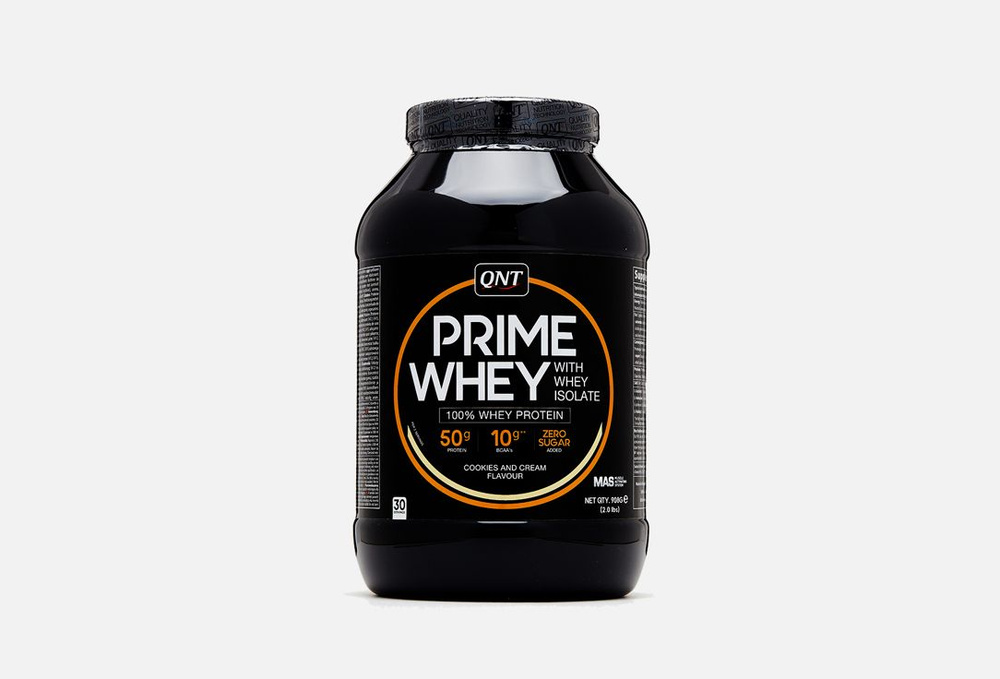 Протеин со вкусом Печенье и крем QNT PRIME WHEY, 908 мл #1