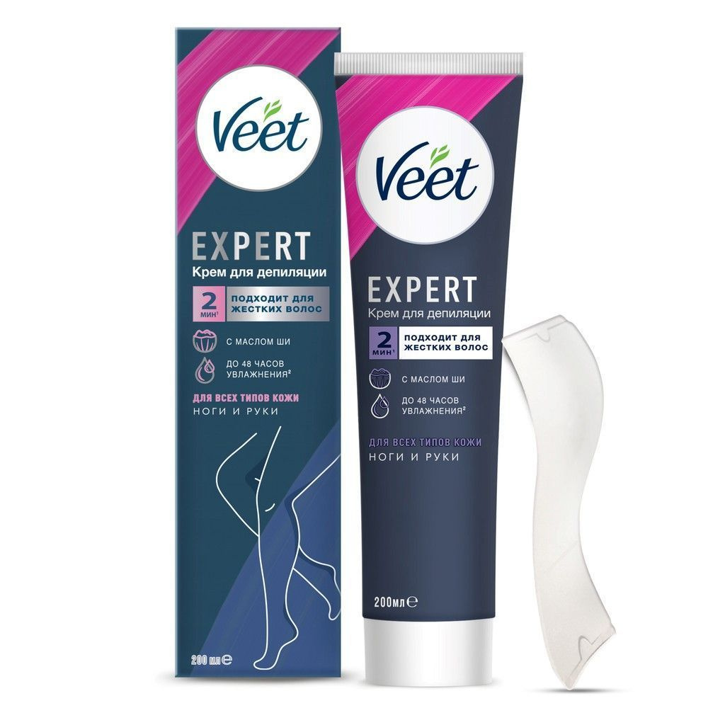 Veet Expert, крем для депиляции для всех типов кожи 200 мл #1