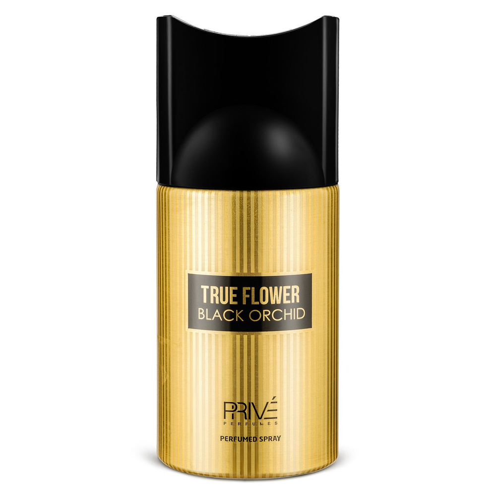 Prive True Flower Black Orchid Парфюмированный дезодорант спрей женский с ароматом черной орхидеи, 250 #1