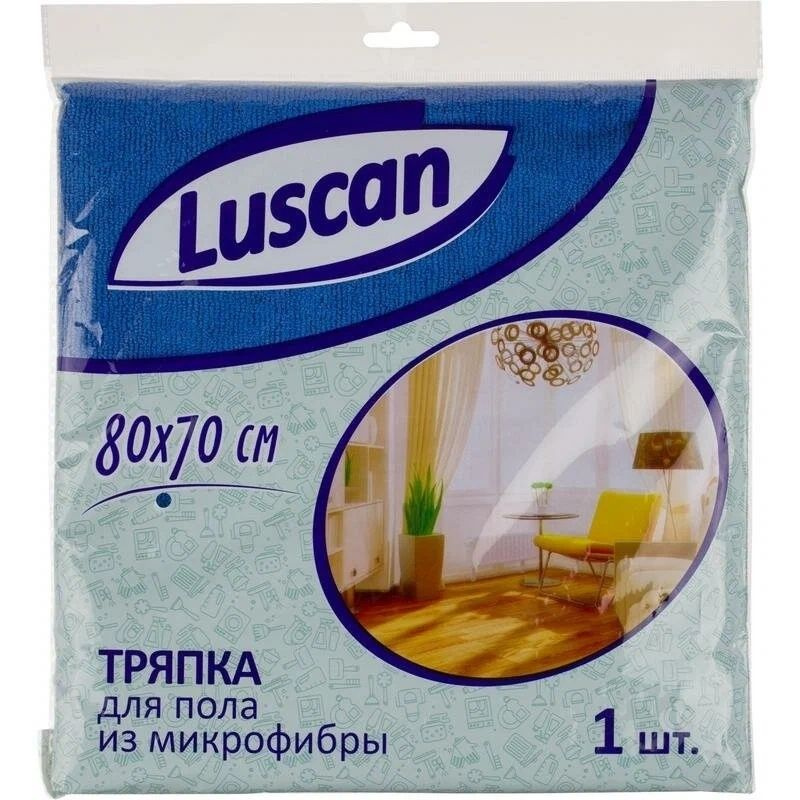 Тряпка для пола Luscan Из микрофибры, 300 г/м2, 80х70 см (8070X300X1) #1