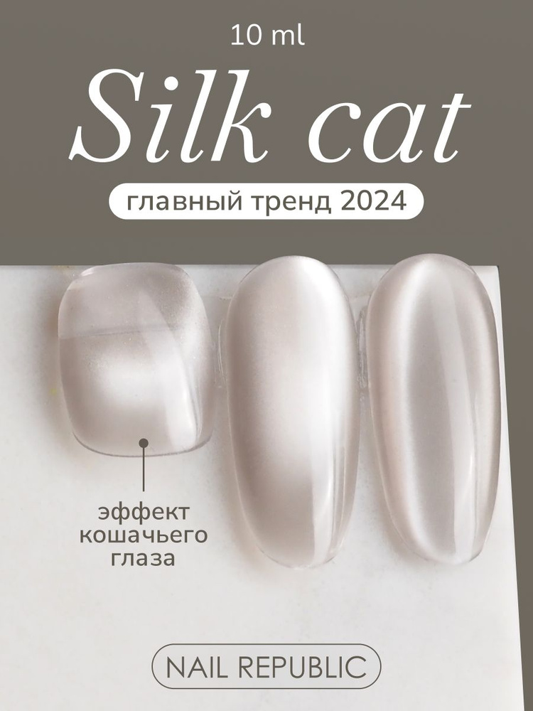 NR Гель-лак корейский кошачий глаз Silk Cat 111, 10 мл #1