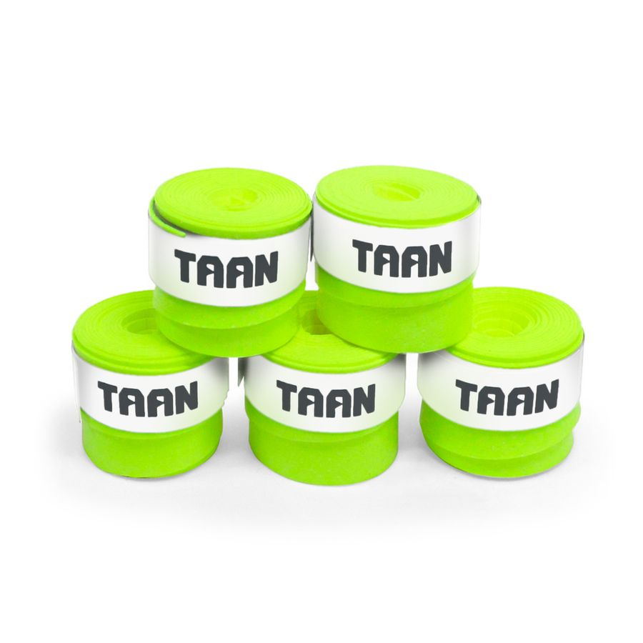 Намотка, обмотка для ракеток Taan TW-750 Neon yellow, набор 5 шт. #1