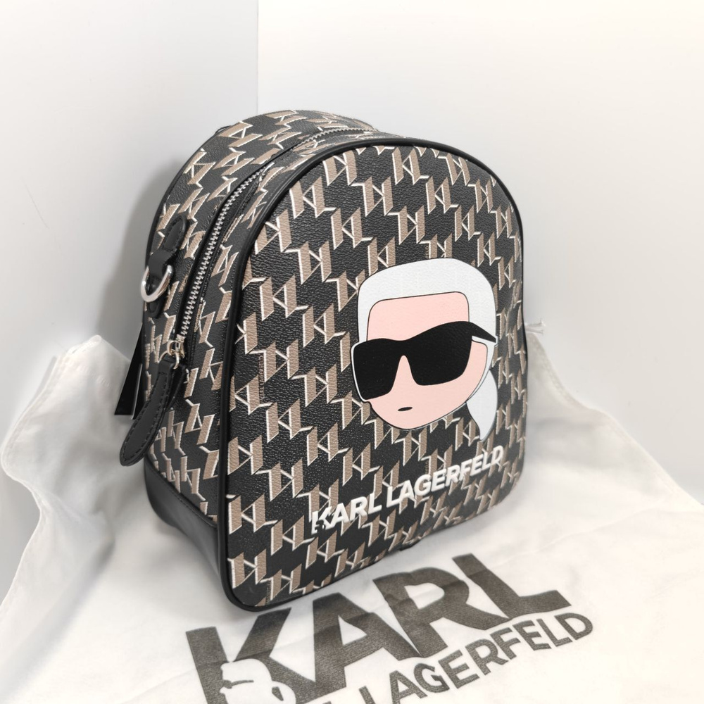 Рюкзак Karl Lagerfeld коричневый #1