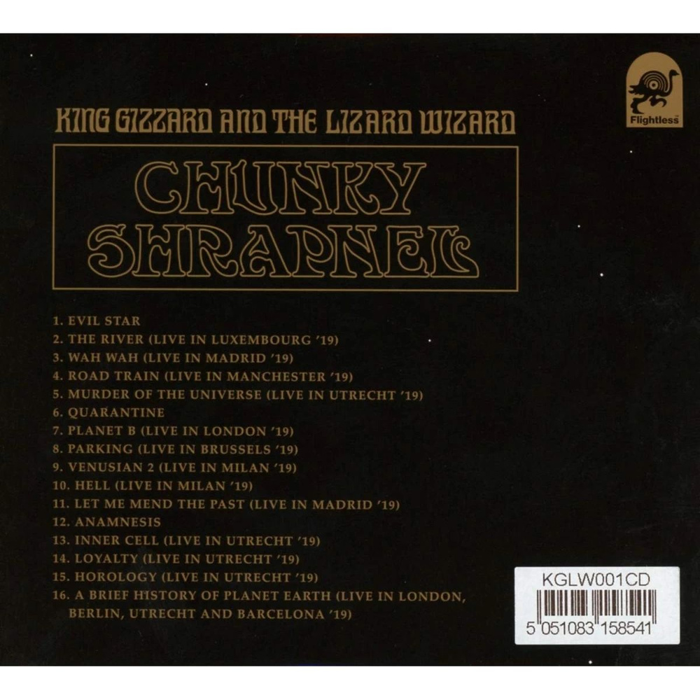 Аудио диск King Gizzard & The Lizard Wizard - Chunky Shrapnel (CD) 2020 PIAS Digisleeve #1