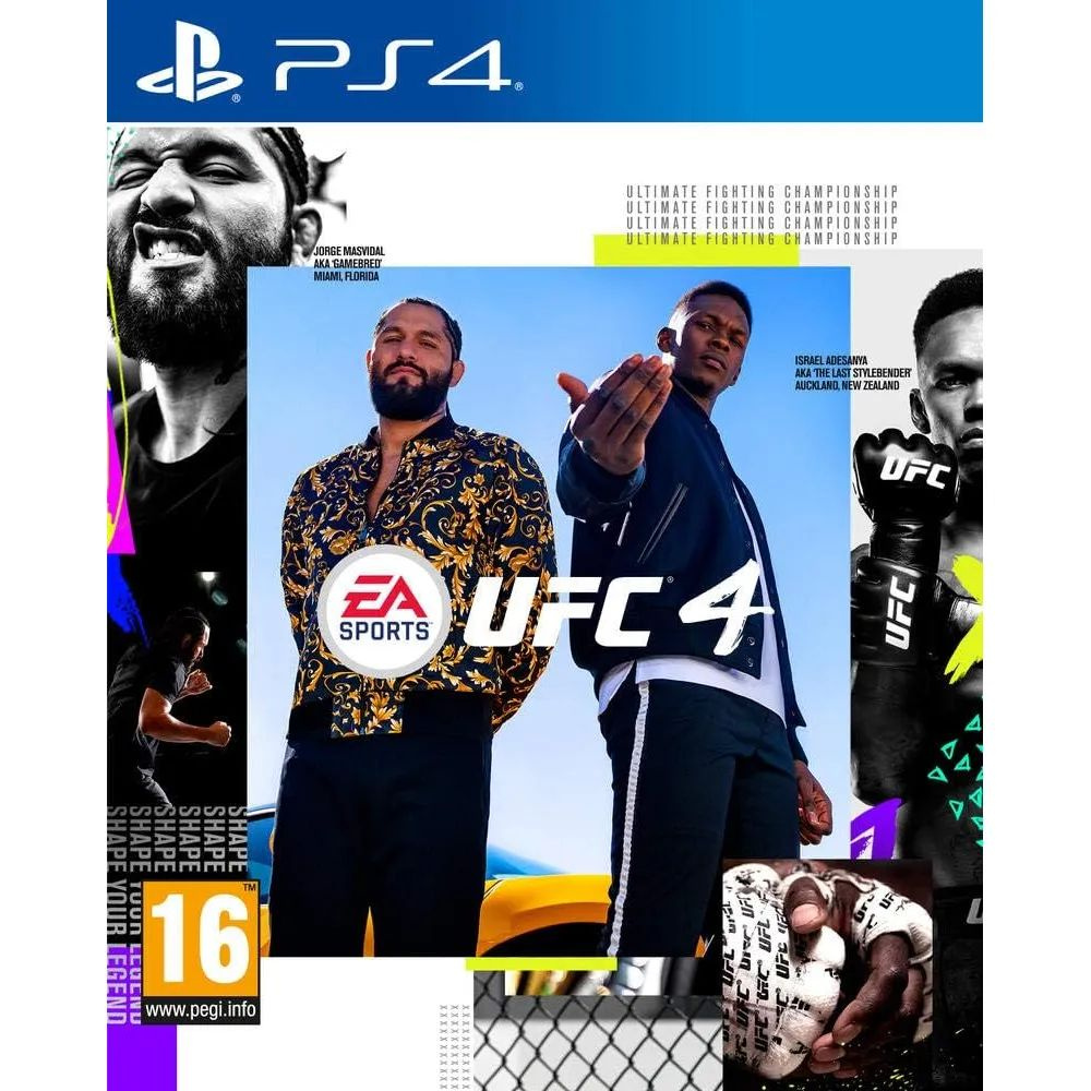 Игра UFC 4 PS4 (PlayStation 4, Русские субтитры) #1