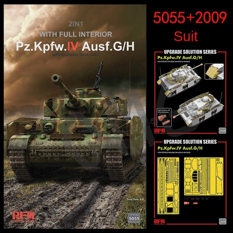 Rye Field RFM 5055 1/35 Бронированные войска 2in1 & RFM 2009 танка #1