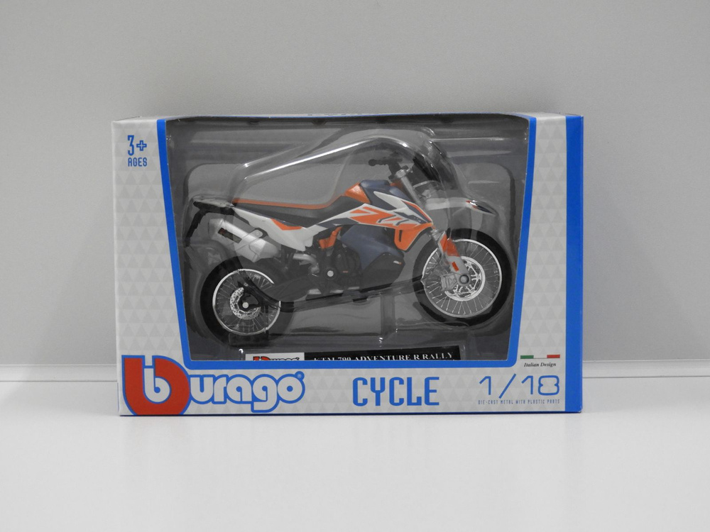 Мотоцикл Bburago 1:18 KTM 790 ADVENTURE R RALLY 18-51000 #1