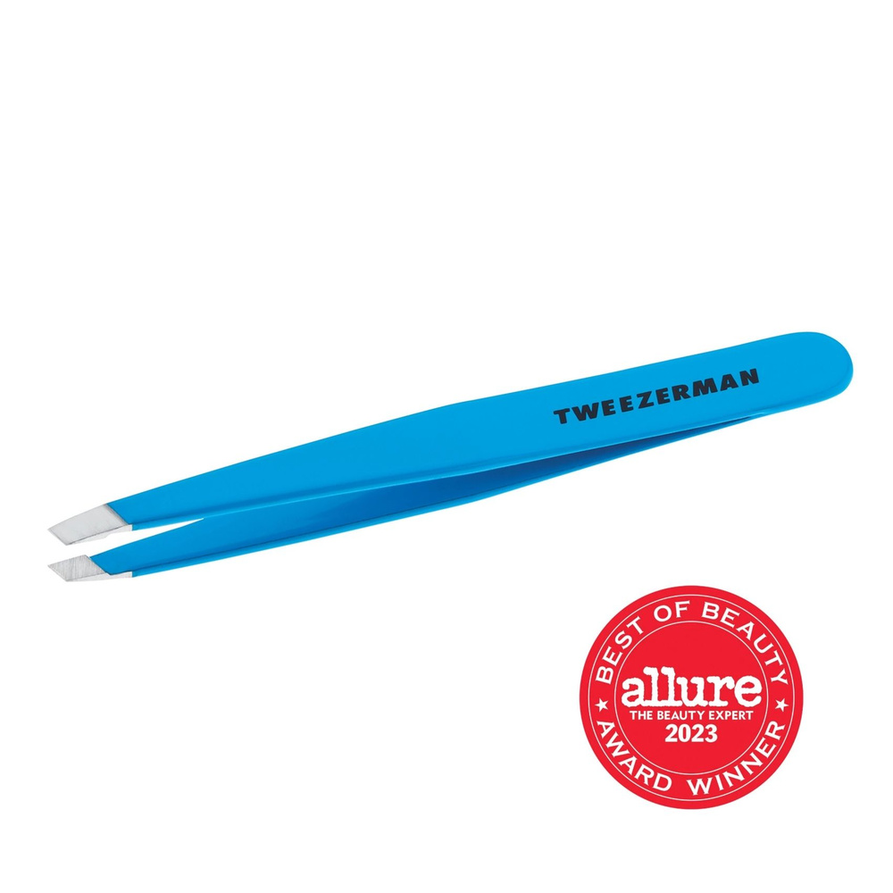 Пинцет Tweezerman - Slant Tweezer (Blue Jewel) #1