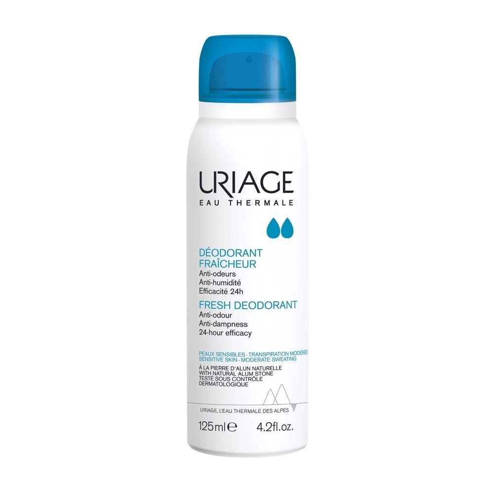 Uriage Fresh Deodorant Освежающий дезодорант-спрей с квасцовым камнем, 125 мл  #1