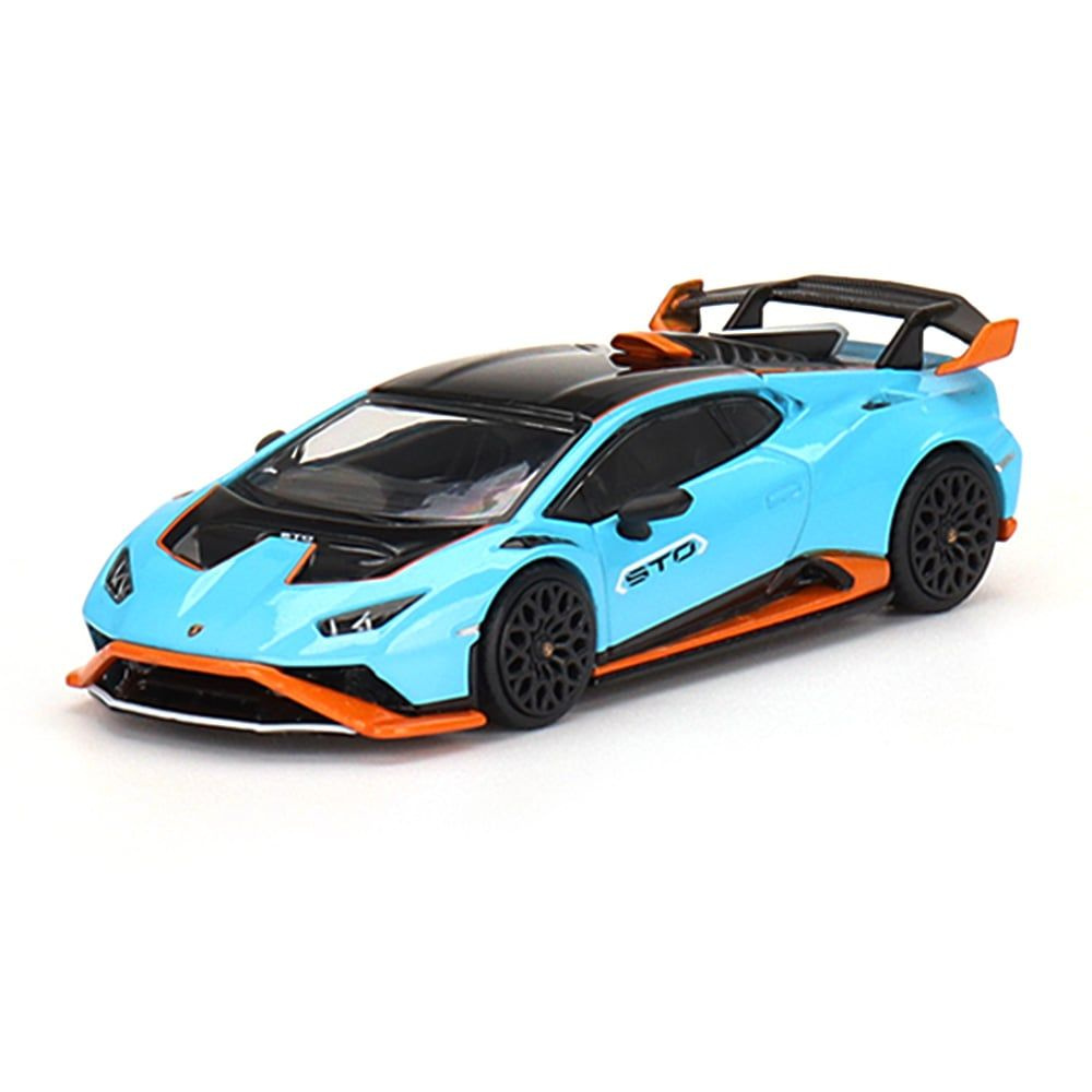 Машинка MINI GT Lamborghini Hurac n STO Blu Laufey #1