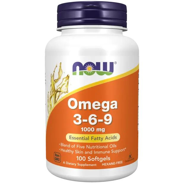 Омега 3-6-9 NOW OMEGA 3-6-9 1000 мг 100 вег капсул #1