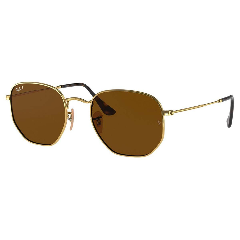 Ray-Ban RB 3548N 001/57 Hexagonal Polarized солнцезащитные очки #1