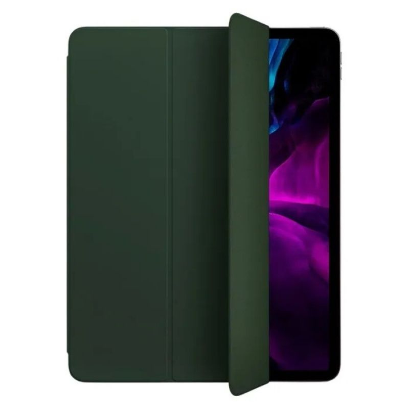 Чехол ультратонкий магнитный Smart Folio для iPad Pro 11"(M4) 2024 года, тёмно-зелёный (Dark Green)  #1