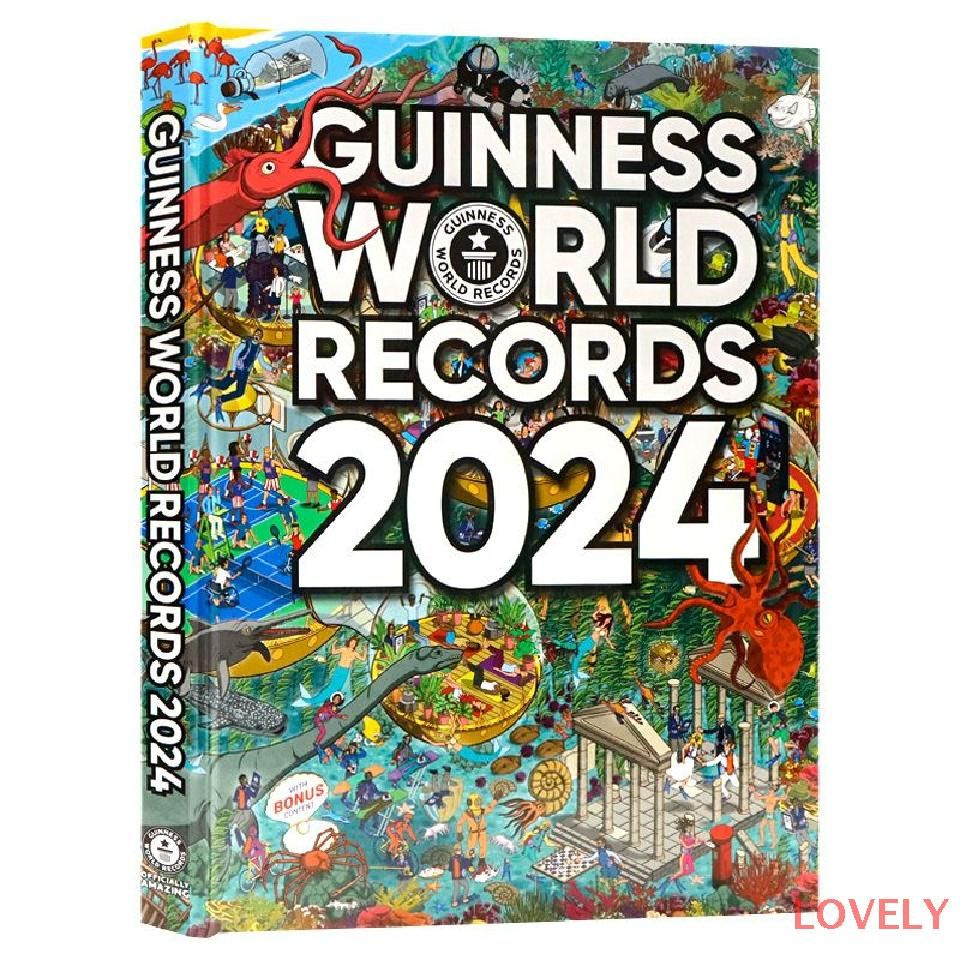 Spot Guinness World Records 2024 English Original Edition Книга рекордов Гиннесса 2024 Тысячи странных #1