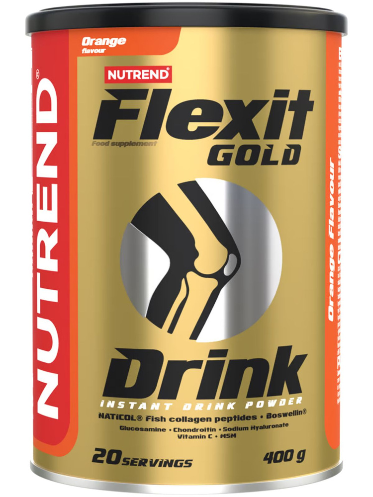 Комплекс хондропротекторов NUTREND FLEXIT GOLD DRINK 400 г, Апельсин  #1