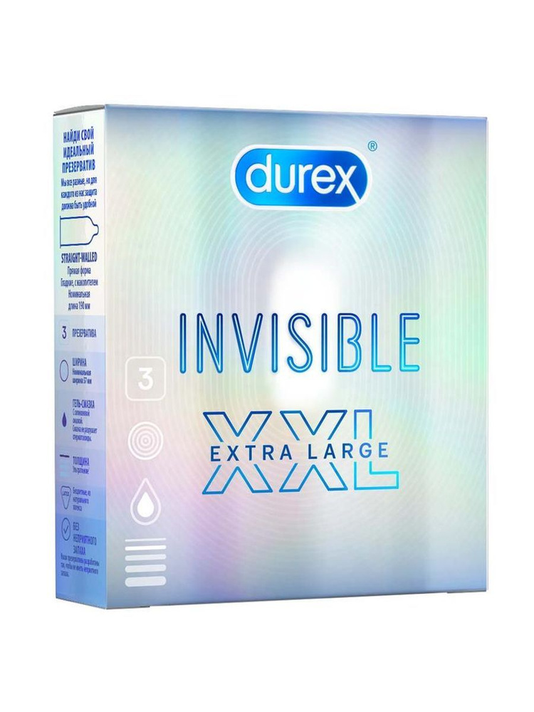 презерватив durex invisible xxl n3 - 1шт. #1